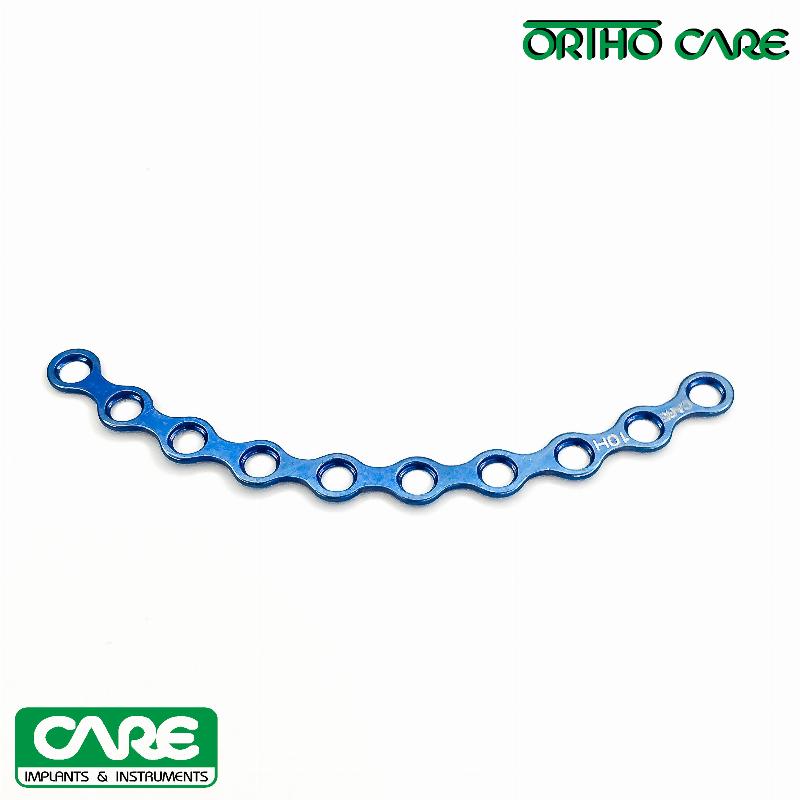 Пластина пряма з 16 отворами, товщина 1,0 мм